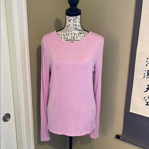 Parade Women's Pink Long Sleeve Fitted Top, size XL